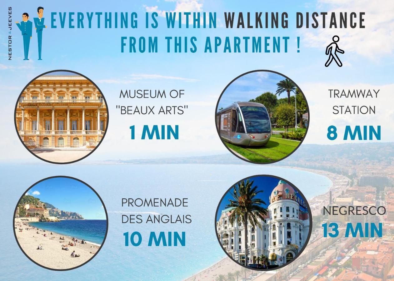Nestor&Jeeves - Solar - Free Parking - Close Sea Nice Ngoại thất bức ảnh